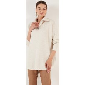 Lela 4616079 Krem Kadın Kazak