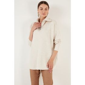 Lela 4616079 Krem Kadın Kazak