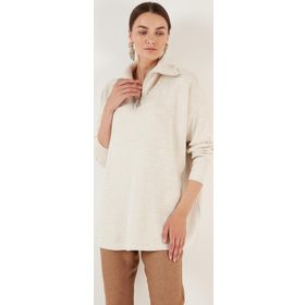 Lela 4616079 Krem Kadın Kazak
