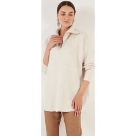 Lela 4616079 Krem Kadın Kazak