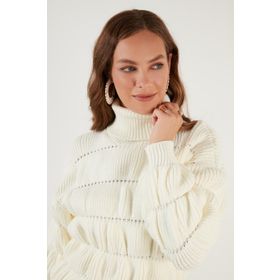 Lela 4616108 Camel Kadın Kazak