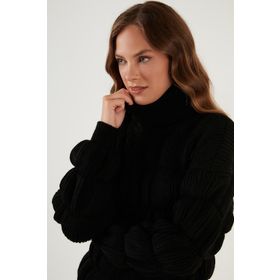 Lela 4616108 Camel Kadın Kazak
