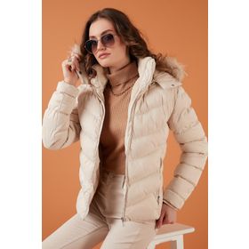 Lela 497ADELE Bej Kadın Mont