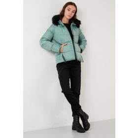 Lela 497MELIS Mint Kadın Mont
