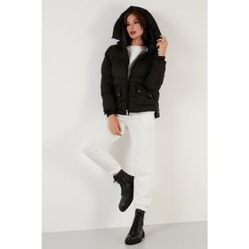 Lela 497PEARL Siyah Kadın Mont