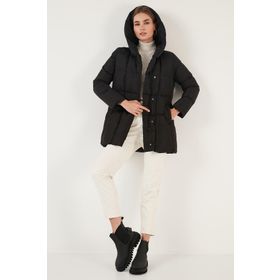 Lela 55650154 Siyah Kadın Mont