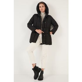 Lela 55650154 Siyah Kadın Mont