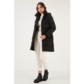 Lela 55650542 Siyah Kadın Mont
