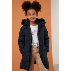 Lela 5760043 Siyah Kız Çocuk Mont