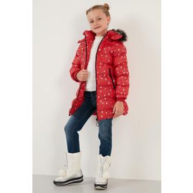 Lela 5760051 Kırmızı Kız Çocuk Mont