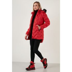 Lela 5760082 Kırmızı Kadın Mont