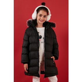 Lela 5761910 Siyah Kız Çocuk Mont