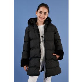 Lela 5761981 Siyah Kız Çocuk Mont
