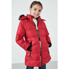 Lela 5765020K Kırmızı Kız Çocuk Mont