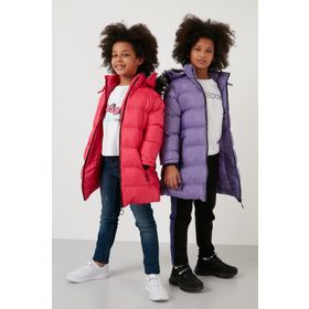 Lela 5765020K Lila Kız Çocuk Mont