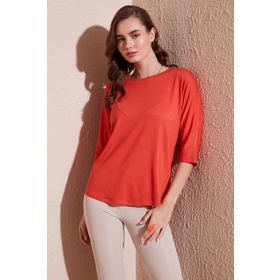 Lela 5861416y Nar Çiçeği Kadın Bluz