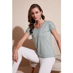 Lela 5862000 Çağla Kadın Bluz