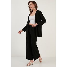Lela 5862061 Siyah Kadın Pantolon