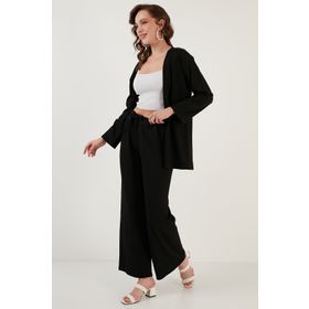 Lela 5862061 Siyah Kadın Pantolon