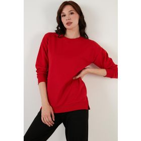 Lela 5863569 Sarı Kadın Sweatshirt