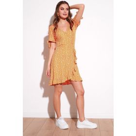 Lela 5863719 Oranj Kadın Elbise