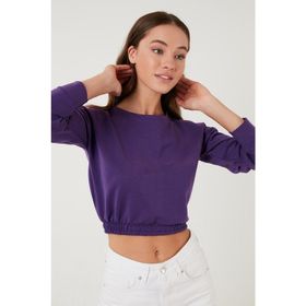 Lela 5863822 Mor Kadın Sweatshirt