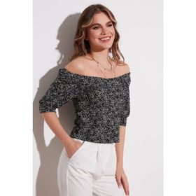 Lela 5864016 Siyah Kadın Bluz