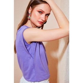 Lela 5864019 Bebe Mavi Kadın T Shirt