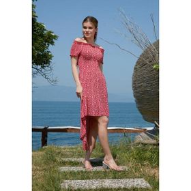 Lela 5864026 Kırmızı Kadın Elbise
