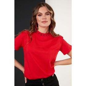 Lela 5864054 Beyaz Kadın T-shirt