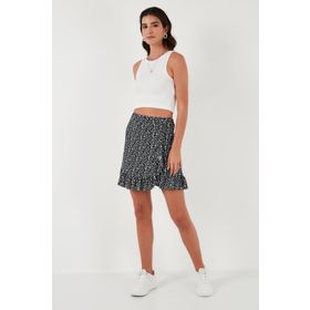 Lela 5864152 Mavi Kadın Etek