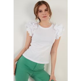Lela 5864500 Taş Kadın T-shirt