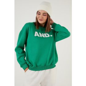 Lela 5864880 Beyaz Kadın Sweatshirt