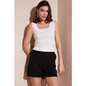 Lela 5864979 Beyaz Kadın Atlet