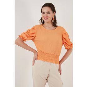 Lela 5865018 Beyaz Kadın Bluz