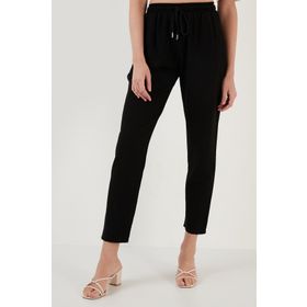 Lela 5865019 Siyah Kadın Pantolon