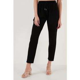 Lela 5865019 Siyah Kadın Pantolon