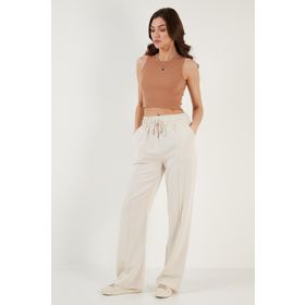 Lela 5865022 Siyah Kadın Pantolon