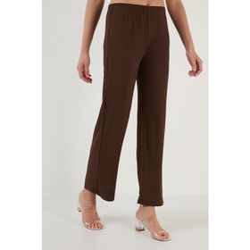 Lela 5865028 Kahve Kadın Pantolon