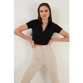 Lela 5865035 Ekru Kadın Bluz