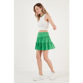 Lela 5865038 Siyah Kadın Şort Etek