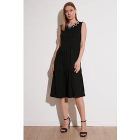 Lela 5865099 Fuşya Kadın Elbise