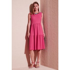 Lela 5865099 Fuşya Kadın Elbise