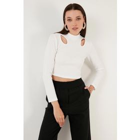 Lela 5865348 Olive Kadın Bluz