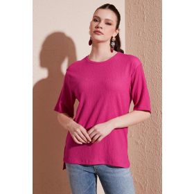 Lela 5865365 Fuşya Kadın Bluz