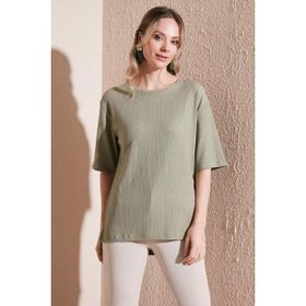 Lela 5865365 Olive Kadın Bluz
