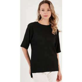 Lela 5865365 Siyah Kadın Bluz