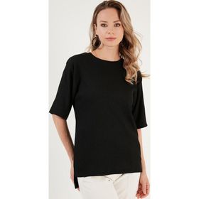 Lela 5865365 Siyah Kadın Bluz