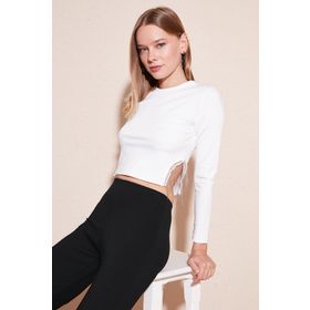Lela 5865398 Beyaz Kadın Bluz
