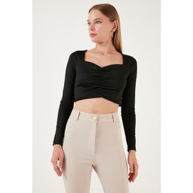 Lela 5865401 Siyah Kadın Bluz
